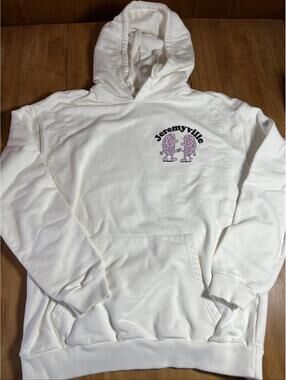 Zara + Jeremyville Men’s Sz L White Hoodie